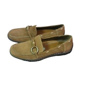 IMPO Loafers Casey Cinnamon Suede Size 8 Comfotable Soft Driving Shoes Women